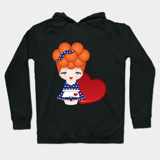 I love Lucy Hoodie by MIMOgoShopping
